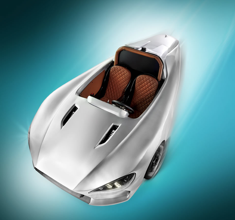Illustration for article titled Hammacher Schlemmer Will Sell You A Deathtrap That Looks Like A Honda S2000 And A Shark Got Pulled Into A Wormhole